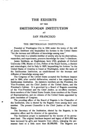 The Exhibits Of The Smithsonian Institution At The Panama-pacific ...