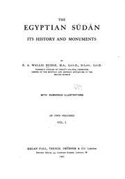 The Egyptian Sûdân; its history and monuments