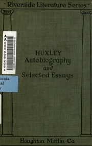 Autobiography And Selected Essays
