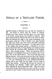 Annals Of A Shetland Parish: Delting