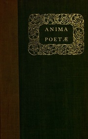 Anima Poetae : From The Unpublished Note-books Of Samuel Taylor Coleridge