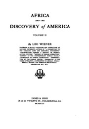 Africa And The Discovery Of America