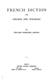 French Diction For Singers And Speakers