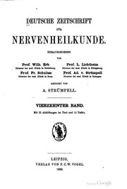 Deutsche Zeitschrift für Nervenheilkunde