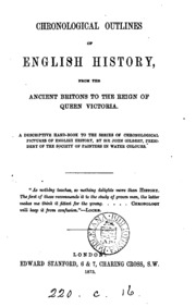 Chronological Outlines Of English History