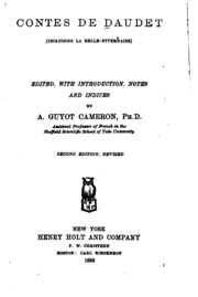 Contes De Daudet: (including La Belle Nivernaise)