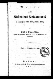 Reise an die Küsten des Polarmeeres in den Jahren 1819, 1820, 1821 u. 1822