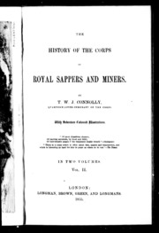 The History Of The Corps Of Royal Sappers And Miners