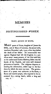 Female Biography ; Or, Memoirs Of Illustrious And Celebrated Women, Of All Ages And Countries. : Alphabetically Arranged. By Mary Hays. In Six Volumes