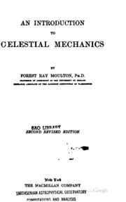 An Introduction To Celestial Mechanics