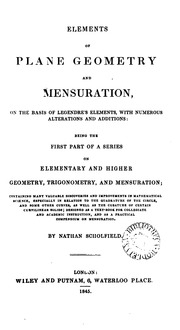 Elements Of Plane (solid) Geometry (higher Geometry) And Trigonometry (and Mensuration), Being ...