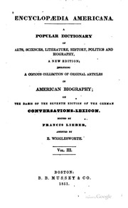 Encyclopædia americana. A popular dictionary of arts, sciences, literature, history, politics and biography