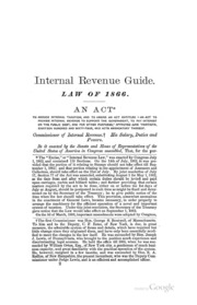 Emerson's Internal Revenue Guide, 1867