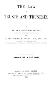 The Law Of Trusts And Trustees