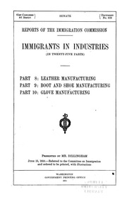 المهاجرون في الصناعات. (في خمسة وعشرين جزءًا)