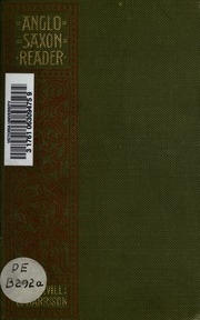 Anglo-saxon Prose Reader, For Beginners, In Oldest English