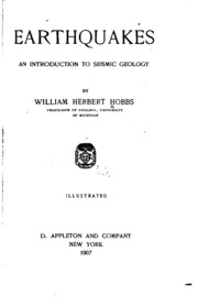 Earthquakes: An Introduction To Seismic Geology