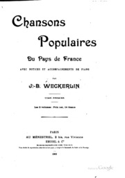 Chansons Populaires Du Pays De France