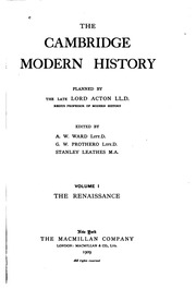 The Cambridge Modern History