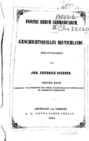 Fontes rerum germanicarum: المصادر التاريخية لألمانيا