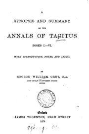 Annals Of Tacitus