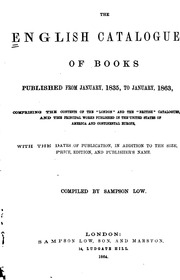 The English Catalogue Of Books