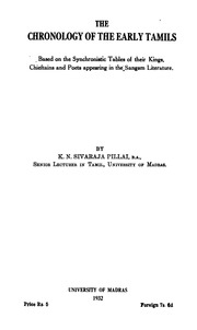 Chronology Of The Early Tamils