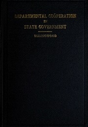 Departmental coöperation in state government