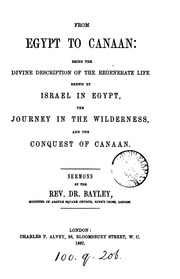 From Egypt To Canaan ... Sermons