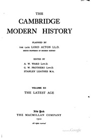 The Cambridge Modern History