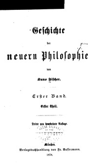 Geschichte Der Neueren Philosophie
