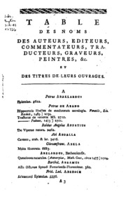 Catalogue des livres de la bibliothéque de M. Pierre Antoine Bolongaro-Crevenna
