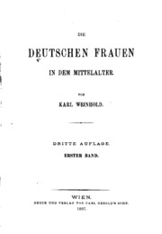 Die Deutschen Frauen In Dem Mittelalter