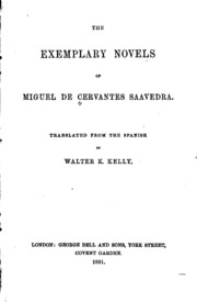 The Exemplary Novels Of Miguel De Cervantes Saavedra