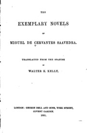 The Exemplary Novels Of Miguel De Cervantes Saavedra