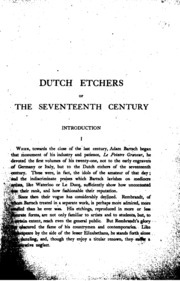 Dutch Etchers Of The Seventeenth Century