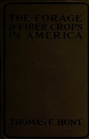 The Forage And Fiber Crops In America
