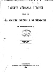Gazette médicale d'orient