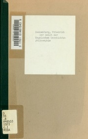 Der Geist Der Hegelschen Geschichts-philosophie