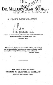 Dr. Miller's Year Book : A Year's Daily Readings