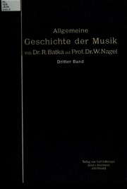 Allgemeine Geschichte Der Musik