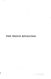 The French Revolution: A Sketch