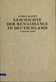 Geschichte Der Renaissance In Deutschland