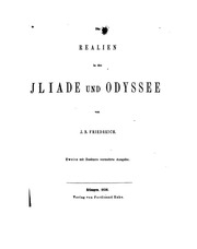 Die Realien In Der Iliade Und Odyssee