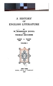 A History Of English Literature