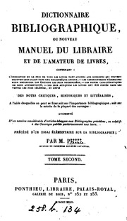 Dictionnaire Bibliographique