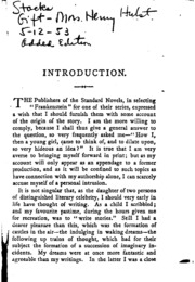 Frankenstein: Or, The Modern Prometheus