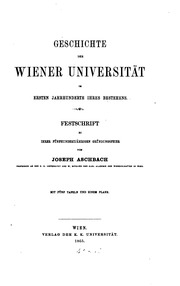Geschichte der Wiener Universität ...