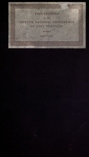 Proceedings Of The ... National Conference On City Planning