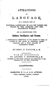 Attractions of language, or A popular view of natural language